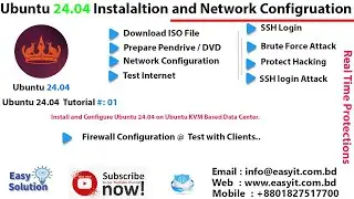 Install Ubuntu 24.04 Server on Linux KVM | Part: 01 | Easy Solution