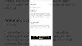 How to Enable Dark Theme in Snapseed Application