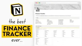 The BEST Finance Tracker in Notion (budget, expenses, debt tracker) - Notion Template Tour