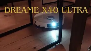 Dreame X40 Ultra - 2 rooms cleaning run - swinger chairs included