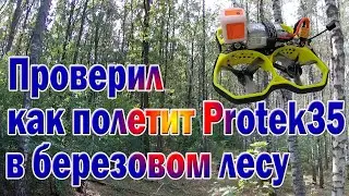 Protek35 сравнение полёта с Mark4, XL7, VD5 в березовом лесу Ч1