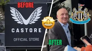 Newcastle United BRAND NEW Adidas Club Shop vlog (BEFORE AND AFTER FOOTAGE) !!!!!