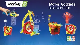 Motor Gadgets | How To Make | Disc Launcher | Smartivity