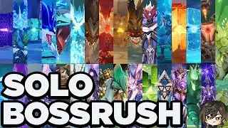 I SOLOED EVERY BOSS IN GENSHIN