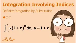 💯 Definite Integration by Substitution #1/3 Involving Indices. Watch this video!