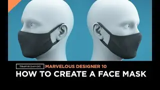 Marvelous Designer 10 - How To Create A Face Mask