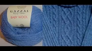 Review of yarn-Turkish yarn Gazzal- YouTube. Children's yarn-Gazzal Baby Wool