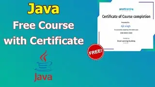 Java Free Online Course With Certificate | Java Free Certification Course | Free Certification