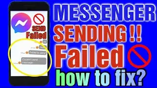 message sending failed on messenger | how to fix messenger not sending messages | message failed to