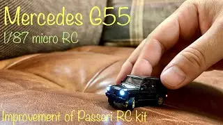 1/87 micro RC - Mercedes G55 (Improvement of Passeri RC kit)