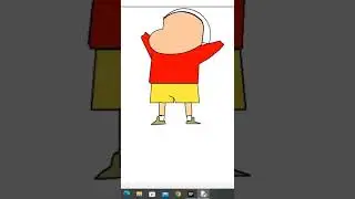 how to draw shinchan using python|how to create shinchan in python programming 