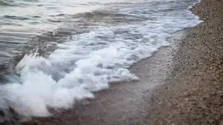 [10 Hours] Gentle Beach Waves in Close Up SLOW MO - Video & Audio [1080HD] SlowTV