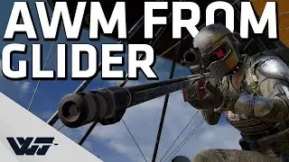 AWM FROM GLIDER - Hitting some insane shots - PUBG