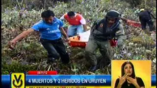 Registran cuatro fallecidos en accidente en el Parque Nacional Canaima