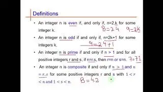Basic Definitions in number theory