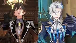 Two old men arguing