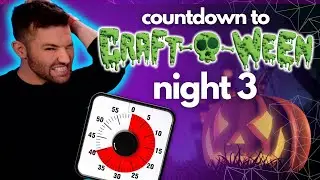 😱 15 Minute Cricut Challenge NIGHT 3 🎃 COUNTDOWN TO CRAFT-O-WEEN