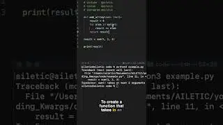 Python *Args | Beginner's Guide  