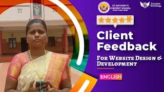 Here our valuable client feedback for Website Design & Development - English