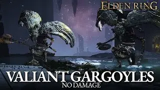 Valiant Gargoyles Boss Fight (No Damage) [Elden Ring]