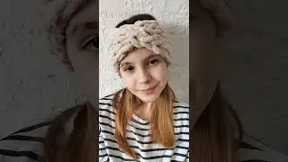 Плюшевая ПОВЯЗКА на ГОЛОВУ зима-весна 