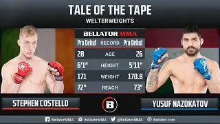 Bellator 270 Юсуф НАЗОКАТОВ – Стивен КОСТЕЛЛО Обзор на Бой НАЗОКАТОВ - КОСТЕЛЛО Nazokatov - Costello