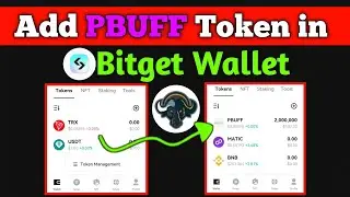 How to add Pbuff Token in Bitget wallet | Add PBUFF Token in bitget wallet || Buffalo Network