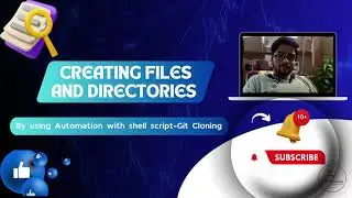 Creating Files and Directories using Shell script using Git Bash tool