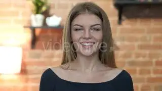 Portrait Of Smiling Woman , - (people) Stock Footage | Mega Pack +40 items