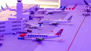 One Day at Denver Model Airport - A Stop Motion Film