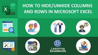 How to Hide or Unhide Columns and Rows in Microsoft Excel
