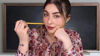 SPANISH TEACHER ROLEPLAY 🍎 || ASMR Español