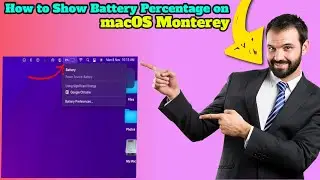 How to Show Battery Percentage on macOS Monterey