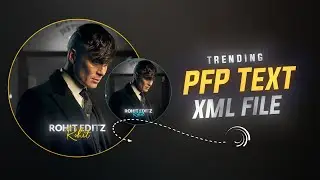 Trending PFP Text for Alight Motion💛 |  Free Presets | Pfp Text Xml File | Alight Motion Tutorial