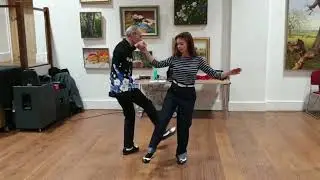 Swing Jive Class Routine - Hand to Hand Charleston with Jim & Sarah