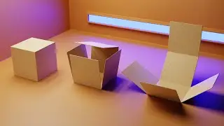 Box Unwrapping Animation tutorial | Blender for beginners 