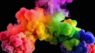 Colorful Smoke Blowing in the Air - 2 | Stunning Visuals | No Copyright Video