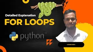 Master the Python For Loop in 10 Minutes: A Beginner's Guide | For Loop in Python | Coding India