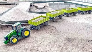 OVERLOADED TRACTOR AT THE LIMIT, MEGA RC TRUCKS AND TRACTORS COLLECTION!