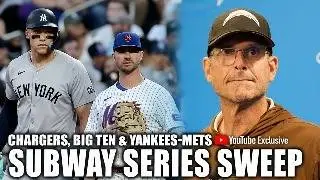 Mets SWEEP Yankees, Michigan expectations & Harbaughs womb comparison 😂 | SportsCenter YT Exclusive