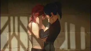 Vi and Caitlyn Kiss Prison Love Scene | Arcane Season 2 Act 3