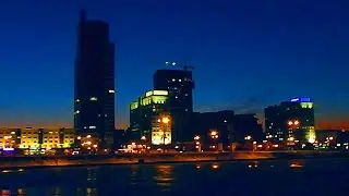 Ночной город. Городские огни. Огни ночного города. Город ночью. Футажи для видеомонтажа. Видеофутажи