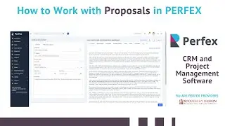 How to Create a Proposal in PERFEX  | PERFEX CRM  | Small Business