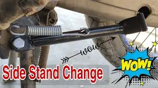 Bike Side Stand  Change //Splendor Side Stand Change