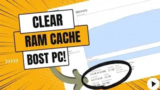 How to Clear RAM Cache in Windows 10/11 (2024) | Make Computer Faster #windows