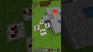 how to make a cobblestone generator in minecraft #minecraft #minecraftshorts #minecrafttutorial