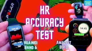 Heart Rate Accuracy Test of Huawei Band 6 vs Amazfit Bip U Review & Comparison | Only One Can Win