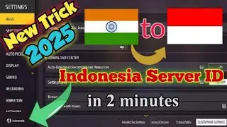 Indonesia server free fire id kaise banaye | How to make indonesia server id in free fire