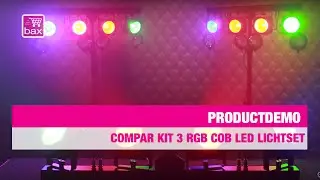 Ayra ComPar Kit 3 RGB COB LED lichtset