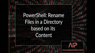 PowerShell: Rename files in Directory based on Contents of File